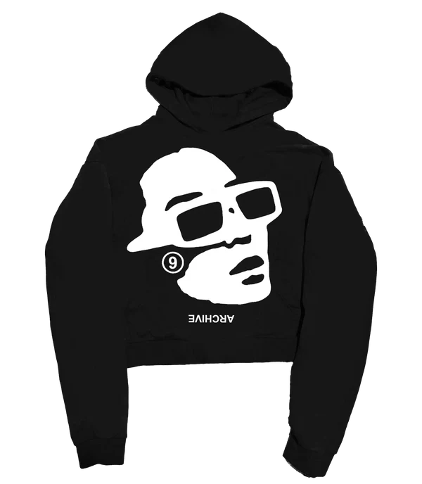 9archiveeee 'ARCHIVE9 II' 500G HEAVYWEIGHT HOODIE