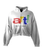 'DO YOU CREATE?' HEAVYWEIGHT BOXY ZIPUP HOODIE