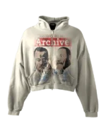 'SWORD & SHIELD' HEAVYWEIGHT BOXY ZIPUP HOODIE