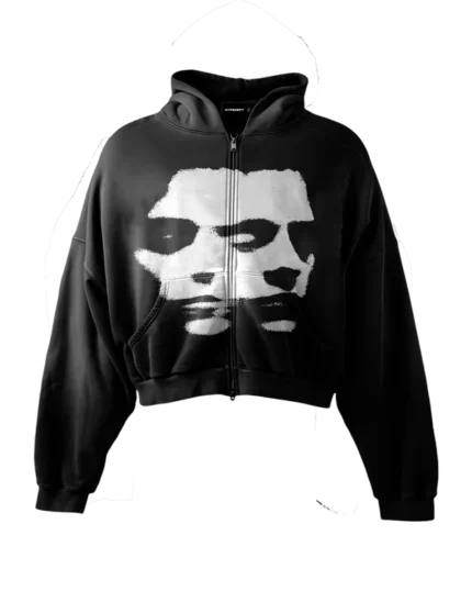 'ALTER-EGO' HEAVYWEIGHT BOXY ZIPUP HOODIE