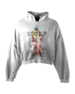 'SAVE ME' HEAVYWEIGHT BOXY ZIPUP HOODIE