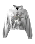 'LOST ARCHIVE II' HEAVYWEIGHT BOXY ZIPUP HOODIE