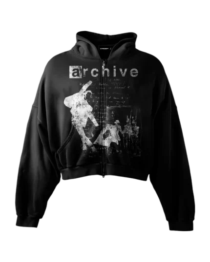 'REVENANT' HEAVYWEIGHT BOXY ZIPUP HOODIE