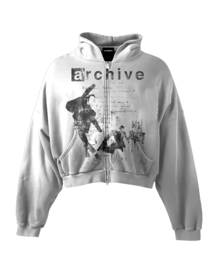 'REVENANT' HEAVYWEIGHT BOXY ZIPUP HOODIE