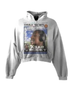 'ROCKY' HEAVYWEIGHT BOXY ZIPUP HOODIE