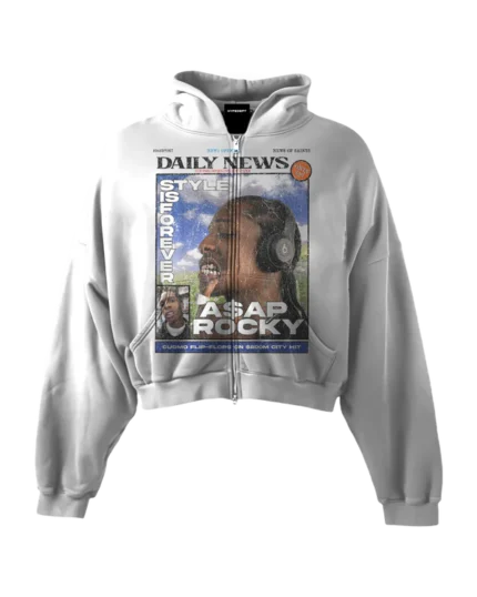 'ROCKY' HEAVYWEIGHT BOXY ZIPUP HOODIE