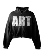 'ART' HEAVYWEIGHT BOXY ZIPUP HOODIE
