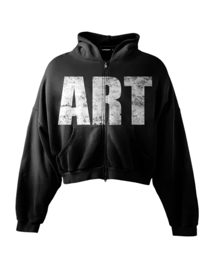 'ART' HEAVYWEIGHT BOXY ZIPUP HOODIE
