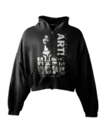 'ART!' HEAVYWEIGHT BOXY ZIPUP HOODIE