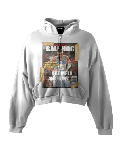 'BALLHOG' HEAVYWEIGHT BOXY ZIPUP HOODIE