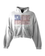 'CLASSIFIED' HEAVYWEIGHT BOXY ZIPUP HOODIE