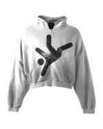'FALLING' HEAVYWEIGHT BOXY ZIPUP HOODIE