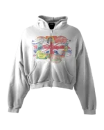 'STAMPS' HEAVYWEIGHT BOXY ZIPUP HOODIE
