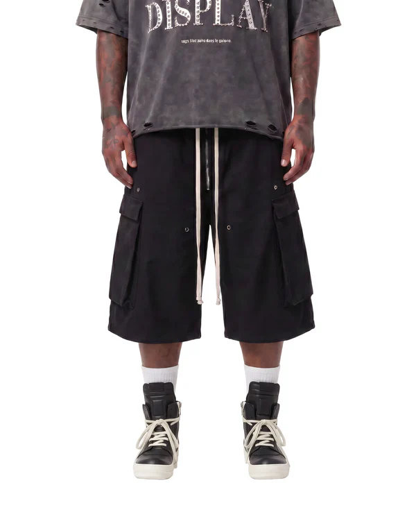 freepik_make-the-shoorts-slightly_2818733117 WAXED DENIM LONG CARGO SHORTS