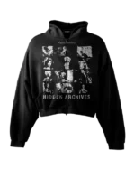 'HIDDEN ARCHIVES' HEAVYWEIGHT BOXY ZIPUP HOODIE