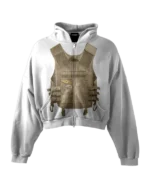 'LOST ARCHIVES' HEAVYWEIGHT BOXY ZIPUP HOODIE