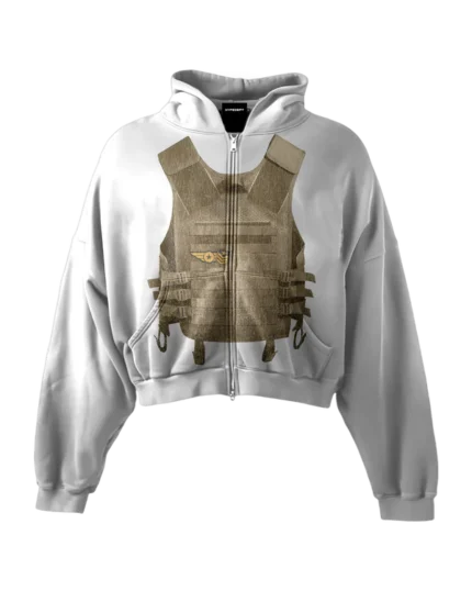 'LOST ARCHIVES' HEAVYWEIGHT BOXY ZIPUP HOODIE