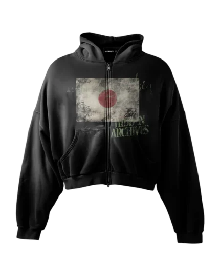 'JAPAN' HEAVYWEIGHT BOXY ZIPUP HOODIE