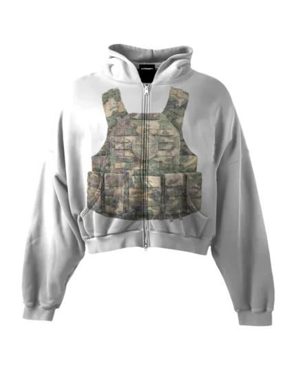 'LOST ARCHIVES IV' HEAVYWEIGHT BOXY ZIPUP HOODIE