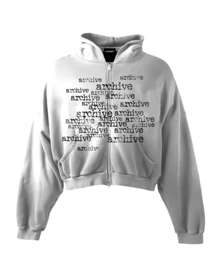 'MATRIX' HEAVYWEIGHT BOXY ZIPUP HOODIE