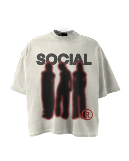 'SOCIAL' GRAPHIC TEE
